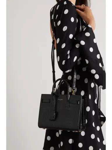 Saint Laurent Sac De Jour Nano Croc-effect Leather Tote | Thumbnail 5 Saint Laurent Sac De Jour Nano Croc-effect Leather Tote | Thumbnail 5