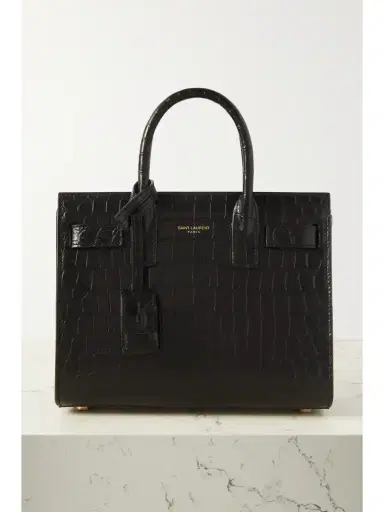 Saint Laurent Sac De Jour Nano Croc-effect Leather Tote | Thumbnail 1 Saint Laurent Sac De Jour Nano Croc-effect Leather Tote | Thumbnail 1