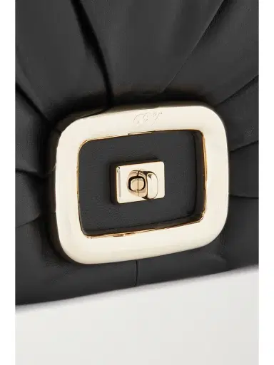 Roger Vivier Vic' Choc Me Padded Leather Shoulder Bag | Thumbnail 4 Roger Vivier Vic' Choc Me Padded Leather Shoulder Bag | Thumbnail 4