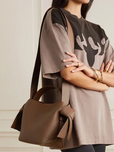Acne Studios Musubi Mini Knotted Leather Shoulder Bag | Thumbnail 2 Acne Studios Musubi Mini Knotted Leather Shoulder Bag | Thumbnail 2