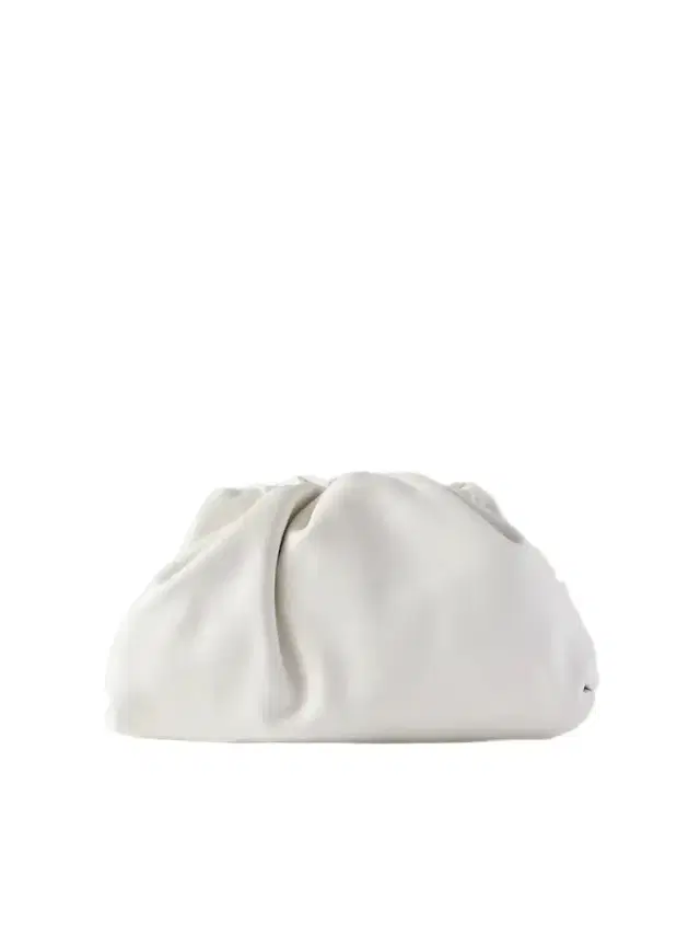 The Pouch Large Gathered Leather Clutch