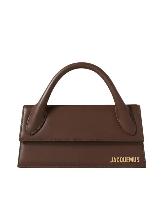 Le Chiquito Long Leather Tote - Brown