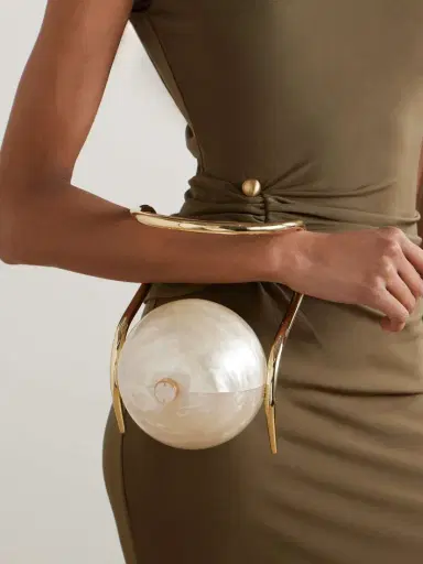 Cult Gaia Pearl Acrylic And Gold-tone Tote | Thumbnail 2