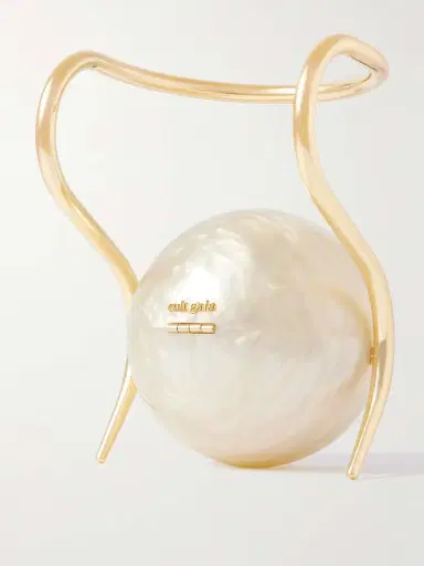 Cult Gaia Pearl Acrylic And Gold-tone Tote | Thumbnail 3
