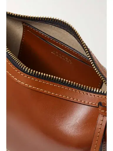 Isabel Marant Oskan Moon Studded Leather Shoulder Bag | Thumbnail 5