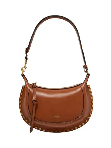 Isabel Marant Oskan Moon Studded Leather Shoulder Bag | Thumbnail 1