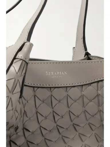Serapian Secret Large Woven Leather Tote | Thumbnail 4 Serapian Secret Large Woven Leather Tote | Thumbnail 4