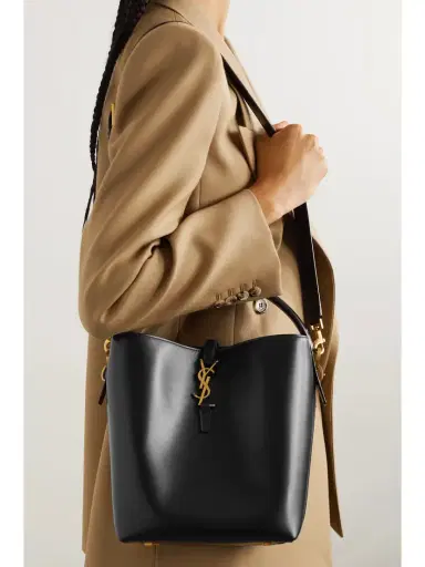 Saint Laurent Le 37 Leather Bucket Bag | Thumbnail 2 Saint Laurent Le 37 Leather Bucket Bag | Thumbnail 2