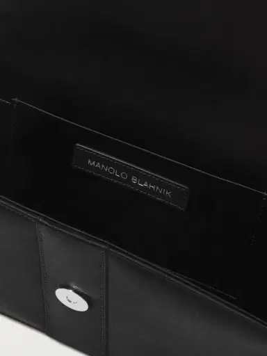 Manolo Blahnik Capri Crystal-embellished Satin Clutch | Thumbnail 5