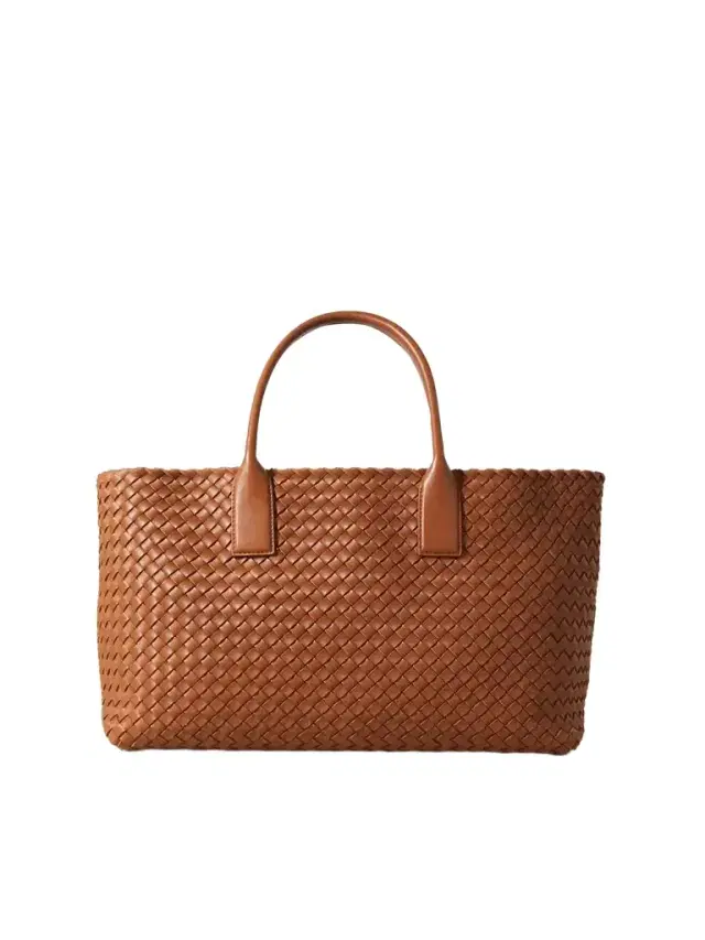 Cabat Medium Intrecciato Leather Tote