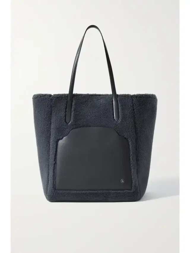 Loro Piana Sesia Large Leather-trimmed Faux Shearling Tote