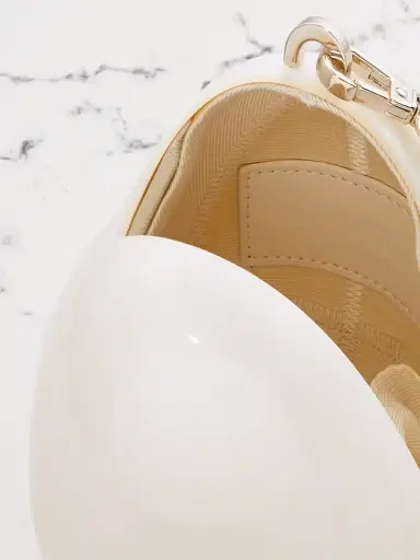 Simone Rocha Micro Egg Faux Pearl-embellished Acrylic Clutch | Thumbnail 5
