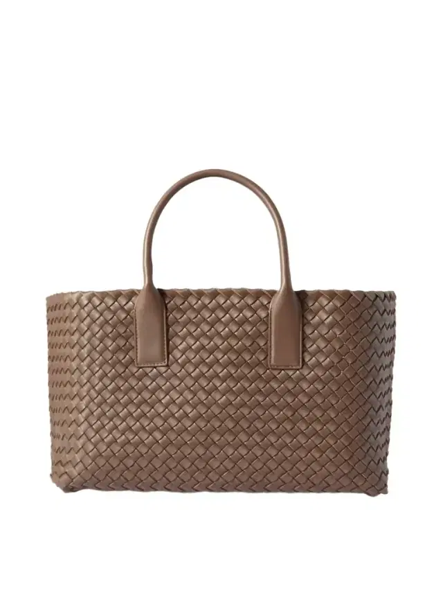 Cabat Small Intrecciato Leather Tote