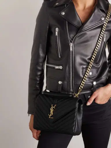Saint Laurent College Medium Matelassé Leather Shoulder Bag | Thumbnail 6 Saint Laurent College Medium Matelassé Leather Shoulder Bag | Thumbnail 6