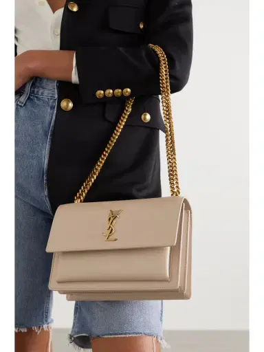 Saint Laurent Sunset Medium Leather Shoulder Bag | Thumbnail 6 Saint Laurent Sunset Medium Leather Shoulder Bag | Thumbnail 6