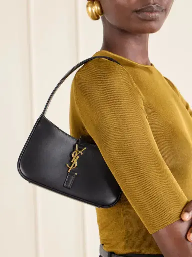 Saint Laurent Le 5 À 7 Mini Leather Shoulder Bag | Thumbnail 2 Saint Laurent Le 5 À 7 Mini Leather Shoulder Bag | Thumbnail 2