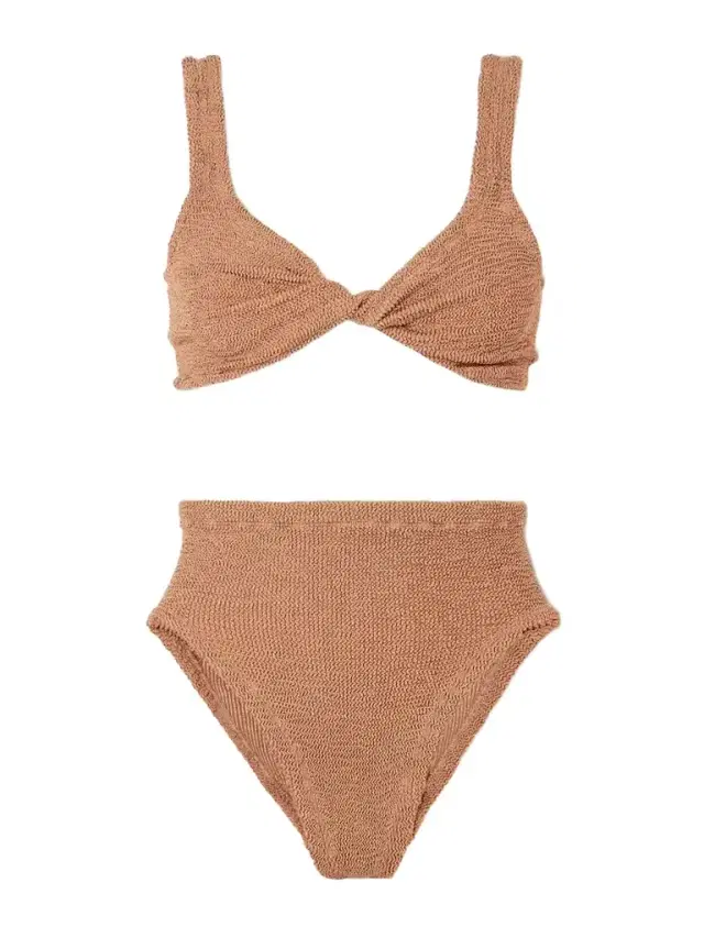 Jamie Metallic Seersucker Bikini