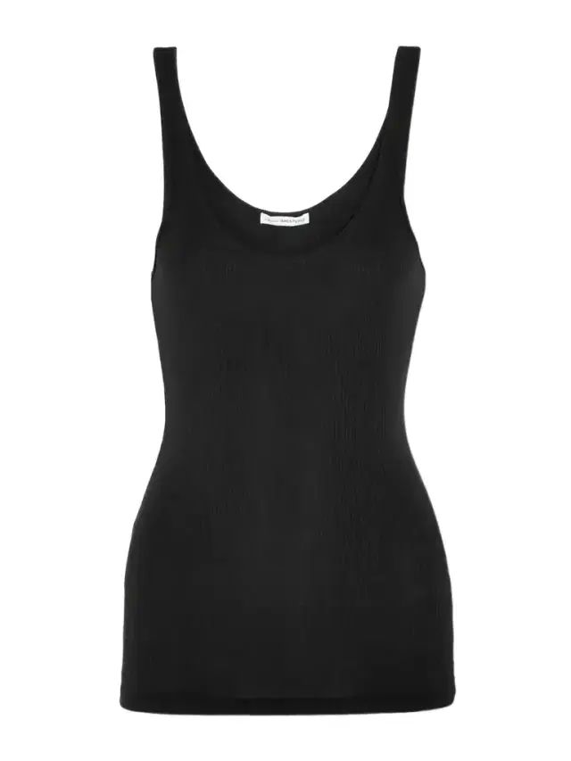 The Daily Ribbed Stretch-cotton Tank