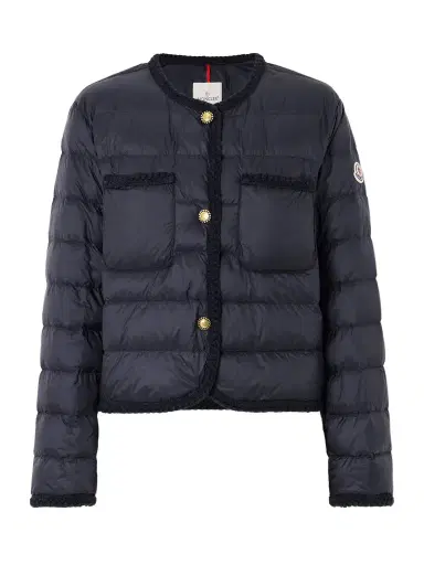 Moncler Aristeo Quilted Shell Down Jacket - Blue | Thumbnail 1 Moncler Aristeo Quilted Shell Down Jacket - Blue | Thumbnail 1
