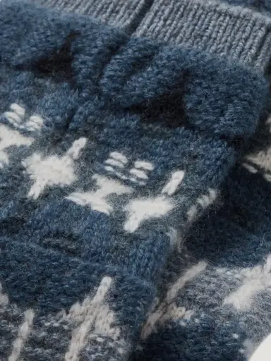 Loro Piana Calza Noel Jacquard-knit Cashmere Socks | Thumbnail 3