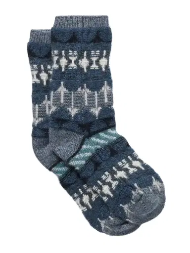 Loro Piana Calza Noel Jacquard-knit Cashmere Socks | Thumbnail 1