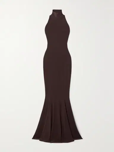 Norma Kamali Stretch-jersey Turtleneck Gown | Thumbnail 2 Norma Kamali Stretch-jersey Turtleneck Gown | Thumbnail 2