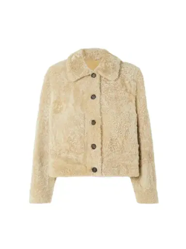 Brunello Cucinelli Reversible Shearling Jacket - Neutrals | Thumbnail 1 Brunello Cucinelli Reversible Shearling Jacket - Neutrals | Thumbnail 1