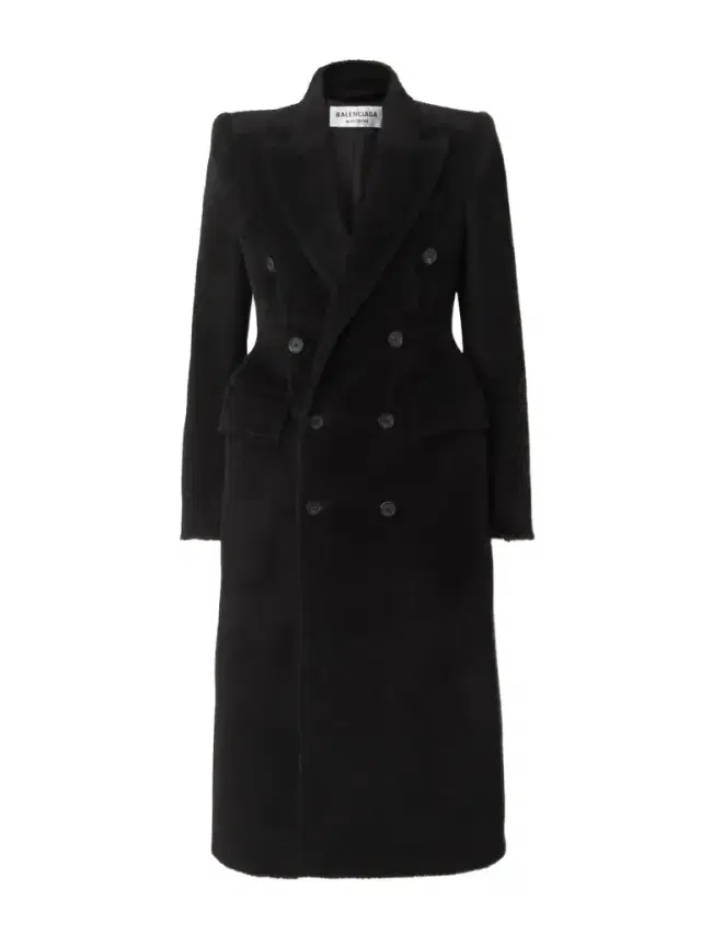 Hourglass Double-breasted Wool-blend Twill Coat