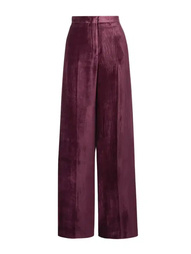 + Net Sustain Boyne Organic Silk-velvet Wide-leg Pants - Red