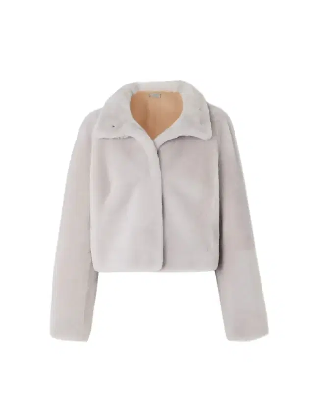 Jean Cropped Shearling Jacket - Off-white