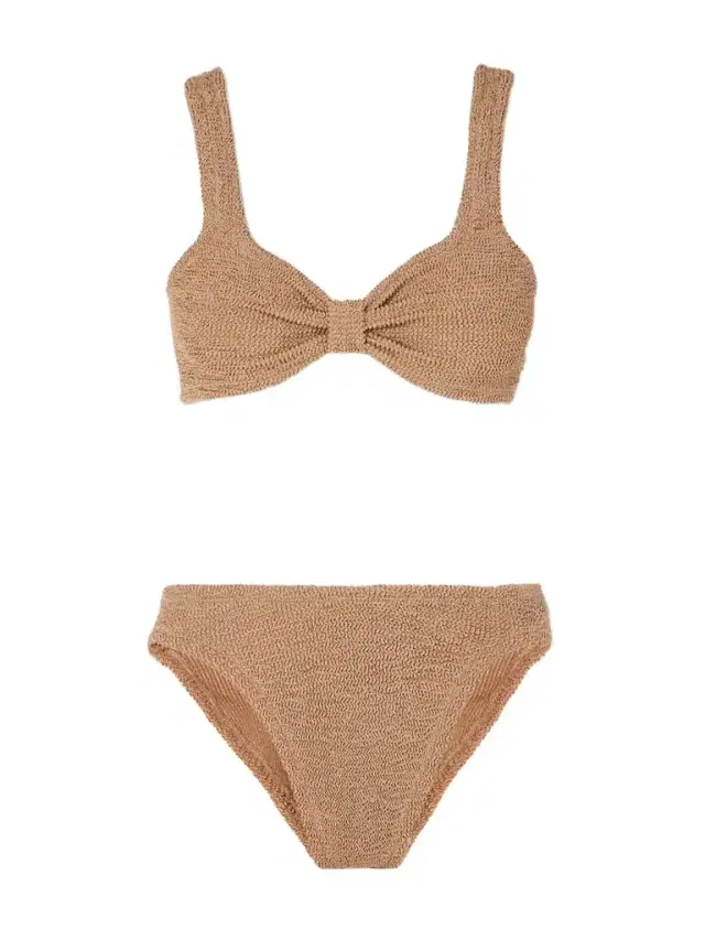 Bonnie Metallic Seersucker Bikini