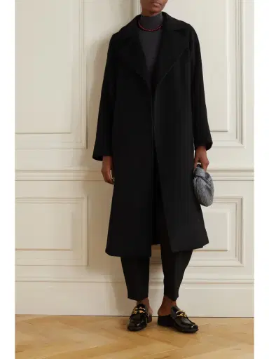 Max Mara Manuela Belted Camel Hair Coat | Thumbnail 3