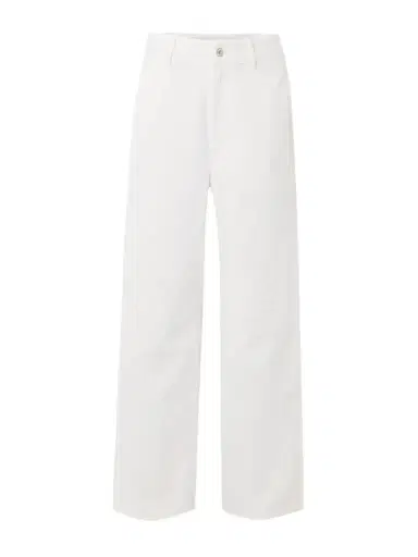 Loewe + Paula's Ibiza Leather-trimmed Embroidered High-rise Wide-leg Jeans | Thumbnail 1
