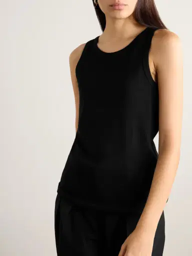 The Row Essentials Frankie Organic Cotton-jersey Tank | Thumbnail 4 The Row Essentials Frankie Organic Cotton-jersey Tank | Thumbnail 4