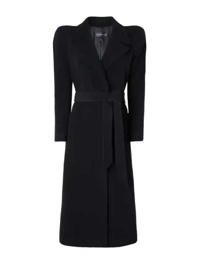 Belted Cashmere-blend Coat