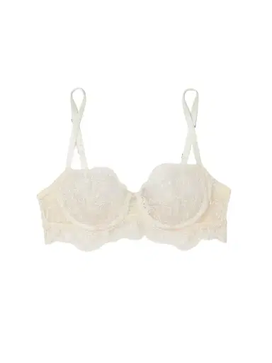 I.D. Sarrieri + Net Sustain Tubereuse Blanche Satin-trimmed Embroidered Tulle Underwired Bra - Cream | Thumbnail 1 I.D. Sarrieri + Net Sustain Tubereuse Blanche Satin-trimmed Embroidered Tulle Underwired Bra - Cream | Thumbnail 1