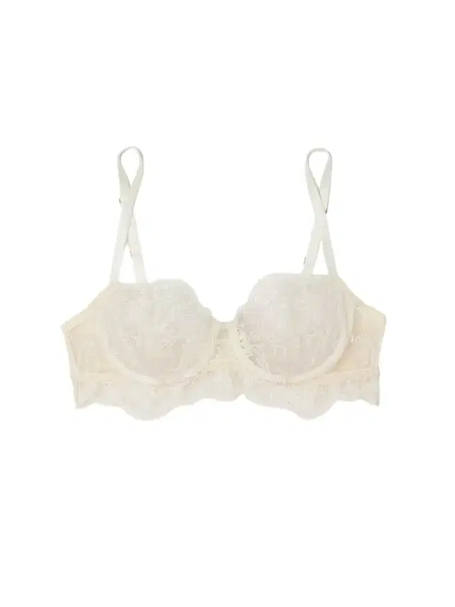 + Net Sustain Tubereuse Blanche Satin-trimmed Embroidered Tulle Underwired Bra - Cream