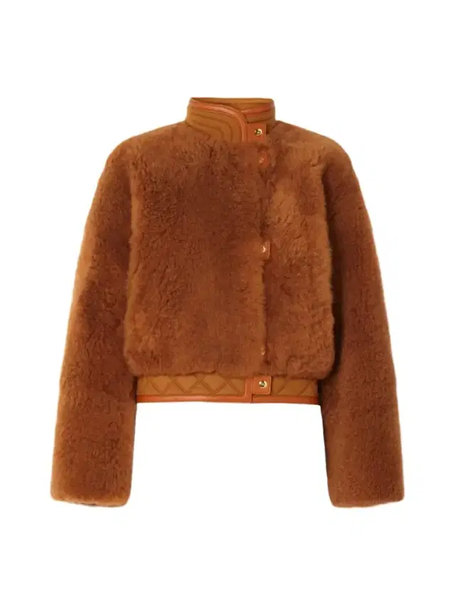 Loro Piana Leather And Quilted Cashmere-trimmed Shearling Jacket