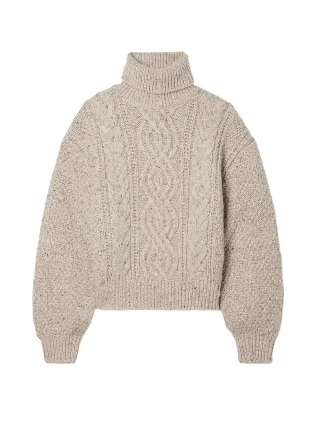 Loro Piana Cable-knit Wool And Cashmere-blend Turtleneck Sweater