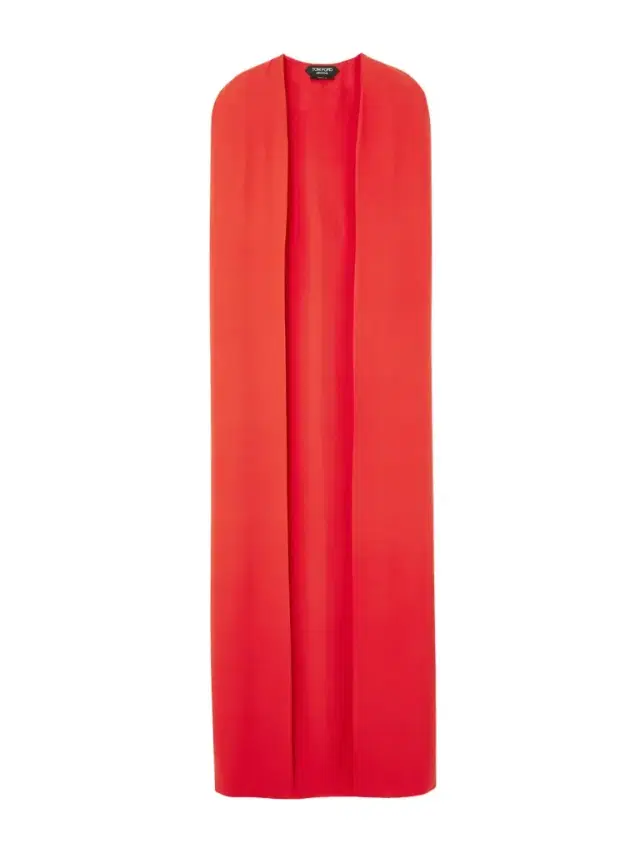 Oversized Silk-georgette Cape