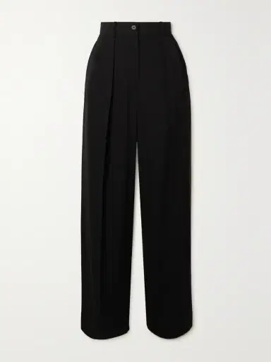 The Row Essentials Igor Crepe Straight-leg Pants | Thumbnail 2 The Row Essentials Igor Crepe Straight-leg Pants | Thumbnail 2