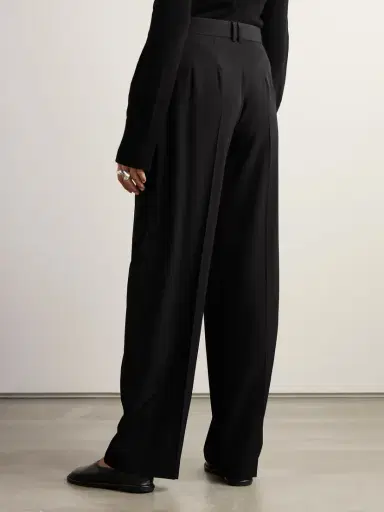 The Row Essentials Igor Crepe Straight-leg Pants | Thumbnail 5 The Row Essentials Igor Crepe Straight-leg Pants | Thumbnail 5