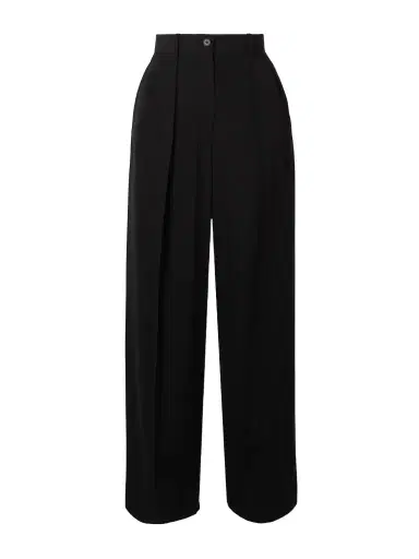 The Row Essentials Igor Crepe Straight-leg Pants | Thumbnail 1 The Row Essentials Igor Crepe Straight-leg Pants | Thumbnail 1
