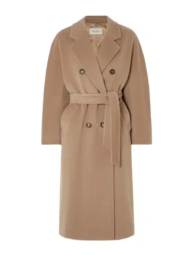 Max Mara Madame 101801 Icon Double-breasted Wool And Cashmere-blend Coat | Thumbnail 1