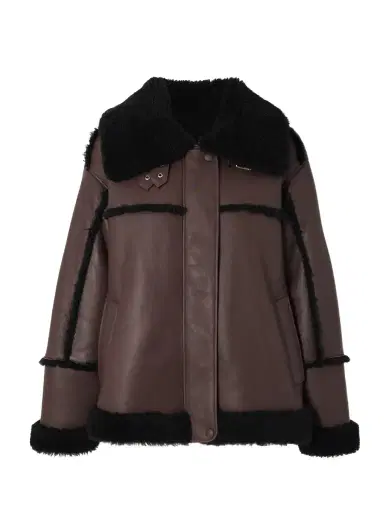GOLDSIGN Shearling Coat - Brown | Thumbnail 1 GOLDSIGN Shearling Coat - Brown | Thumbnail 1