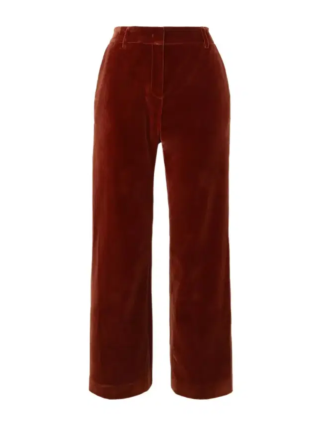 24/7 Cotton-velvet Flared Pants - x large