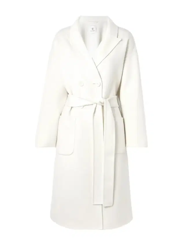 Dylan Belted Wool And Cashmere-blend Coat - Ivory