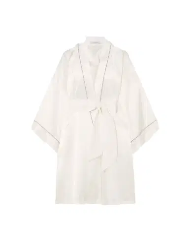 Olivia von Halle Mimi Silk-satin Robe | Thumbnail 1 Olivia von Halle Mimi Silk-satin Robe | Thumbnail 1
