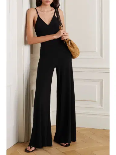 Norma Kamali Elephant Stretch-jersey Wide-leg Pants | Thumbnail 2