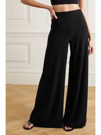 Norma Kamali Elephant Stretch-jersey Wide-leg Pants | Thumbnail 3